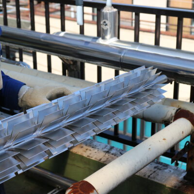 No.426屋外配管フィン巻き付け