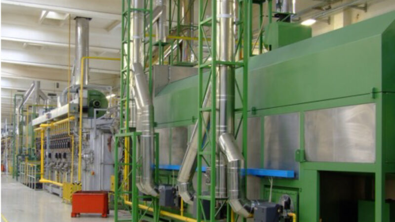 配管の放熱効率を改善して工業炉のコンパクト化