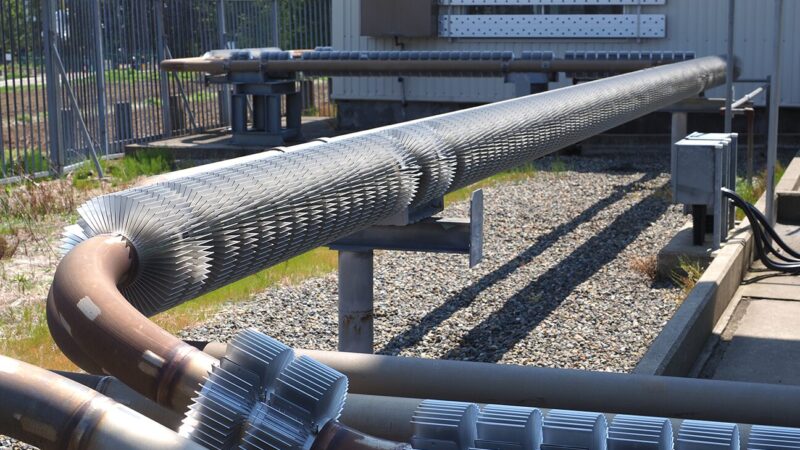 投資費用・ランニングコストを抑えて天然ガスの温度を70度以下まで下げたい