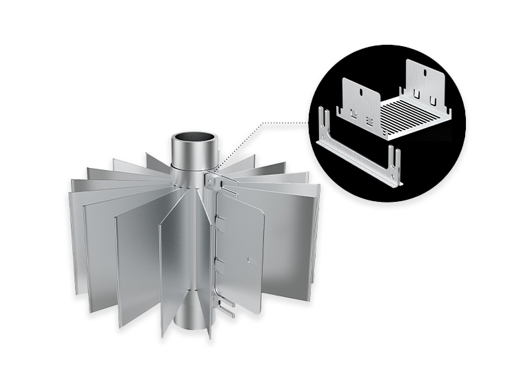 フォールディングフィン OPFF-set 取付け金具セット