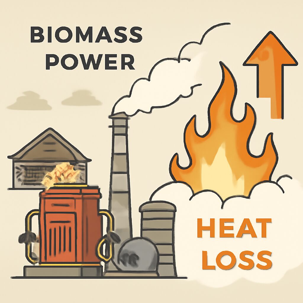 バイオマス発電の熱利用プロセスでは、配管の熱ロス対策が重要。放熱フィンを使用することで、熱損失を抑え、効率的なエネルギー管理が可能です。