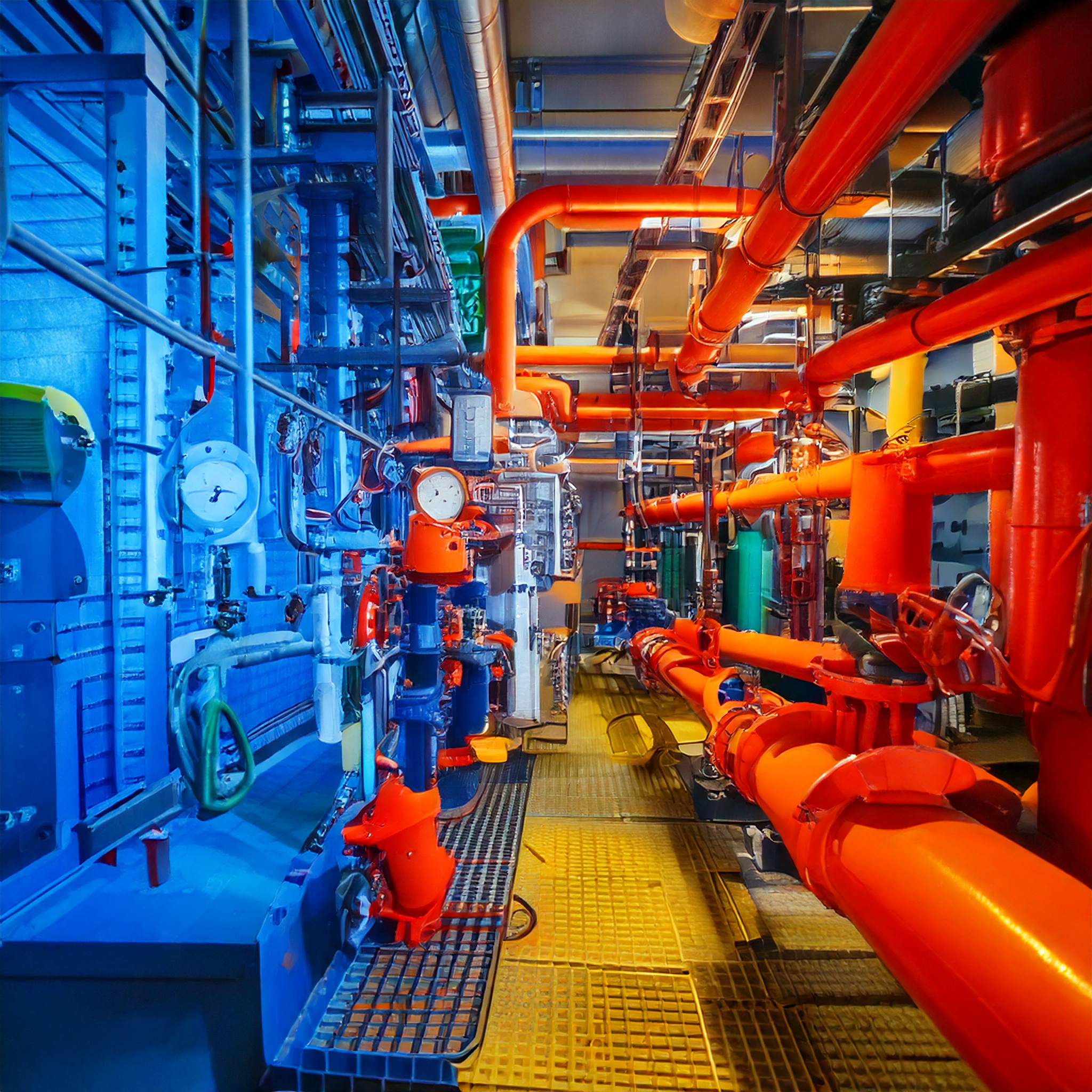 社会インフラ配管のホットスポットを可視化。放熱フィンが効果的で熱損失抑制と安全性向上、設備劣化防止に寄与。