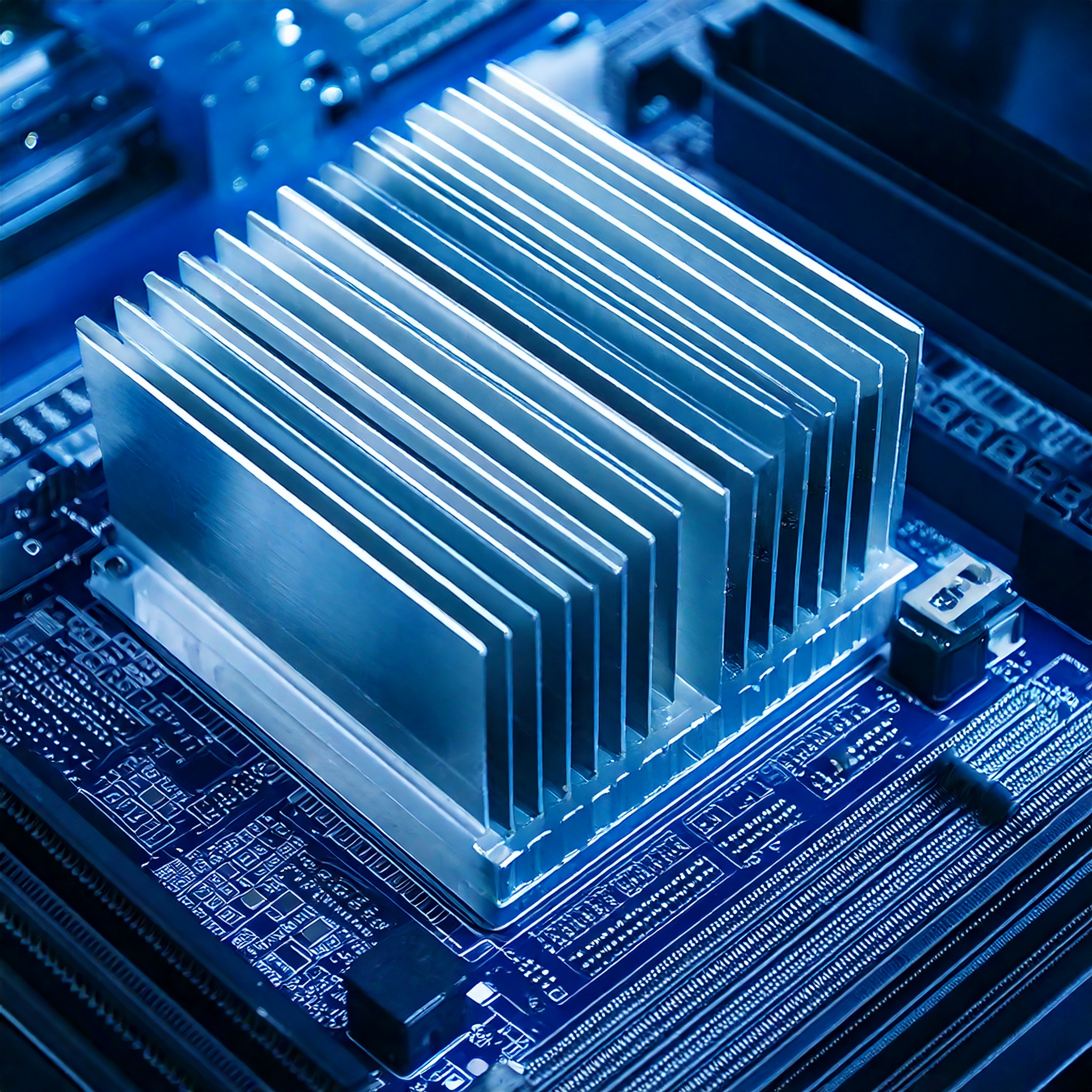 従来型ヒートシンクの形状制限と省スペース課題を可視化。柔軟で高効率な新型放熱技術で既存設備対応と空間効率を両立。